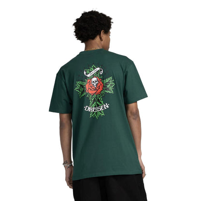 Santa Cruz Dressen Rose Cross 2 T-Shirt Rainforest  - SCA-TEE-11669