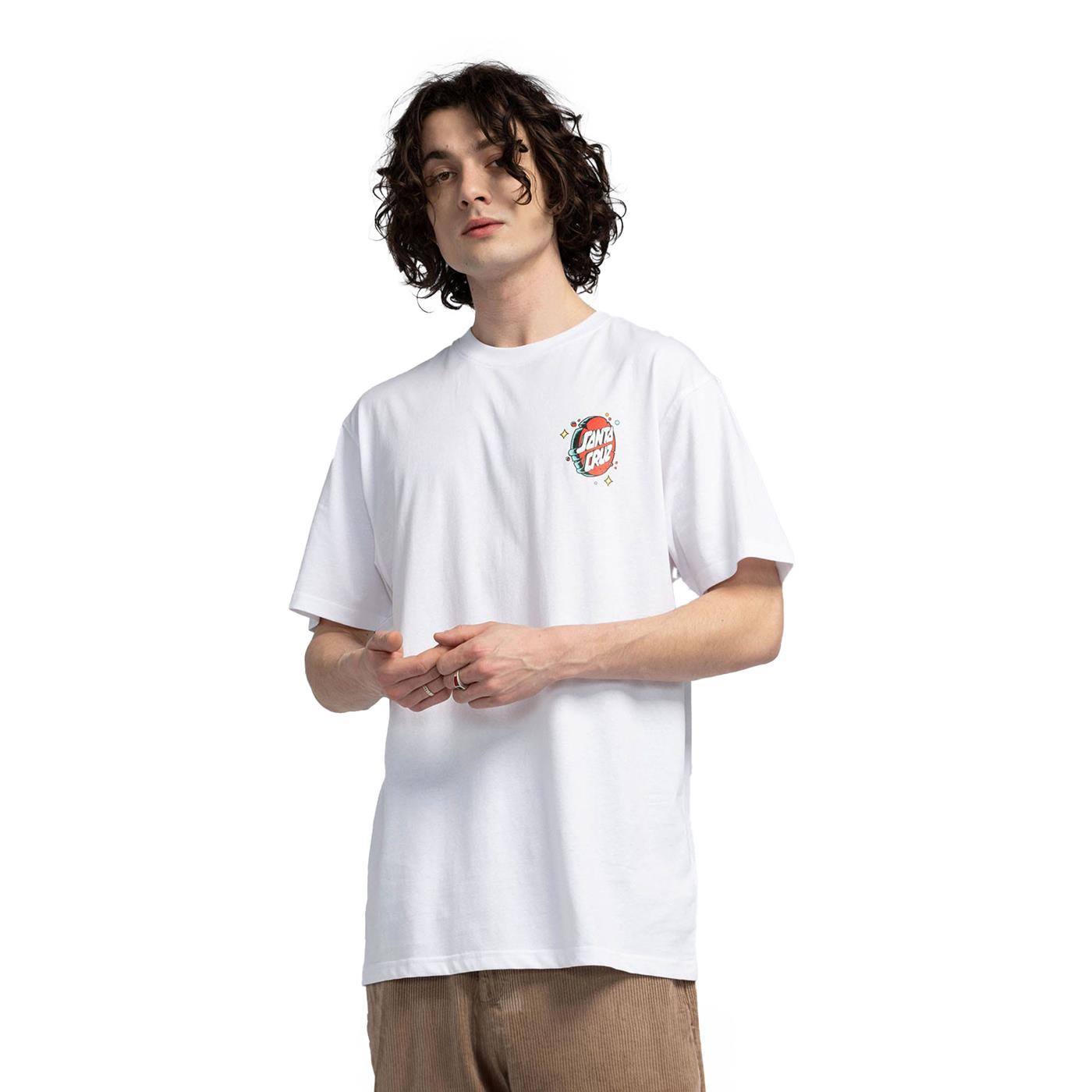 Santa Cruz Lucky Day Tee White  - SCA-TEE-11873