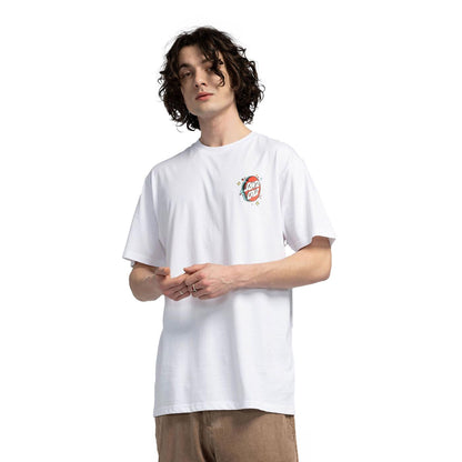 Santa Cruz Lucky Day Tee White  - SCA-TEE-11873
