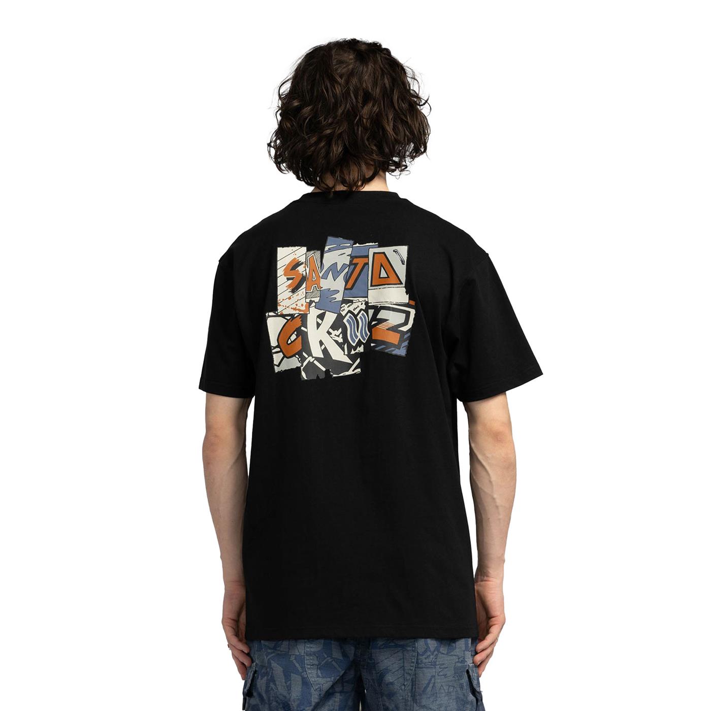 Santa Cruz Kickback Tee Black  - SCA-TEE-11897