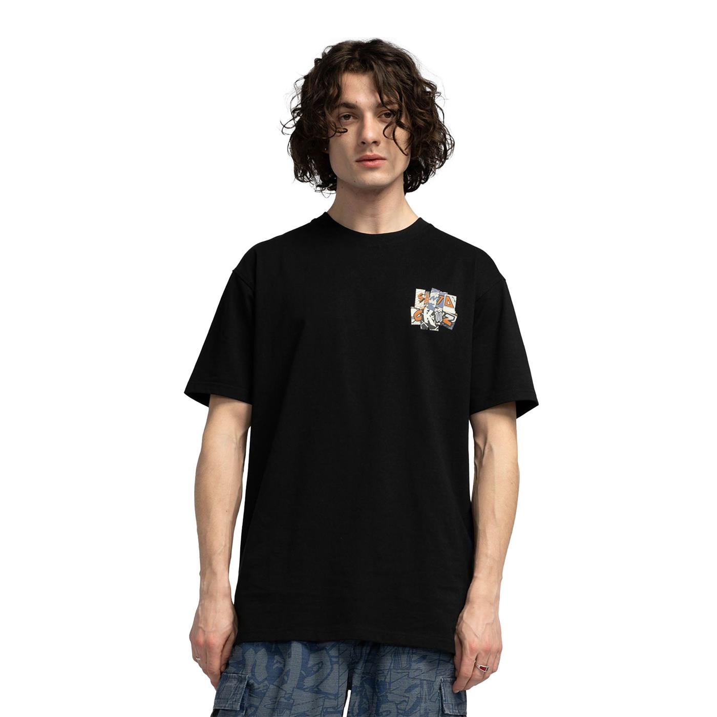 Santa Cruz Kickback Tee Black  - SCA-TEE-11897