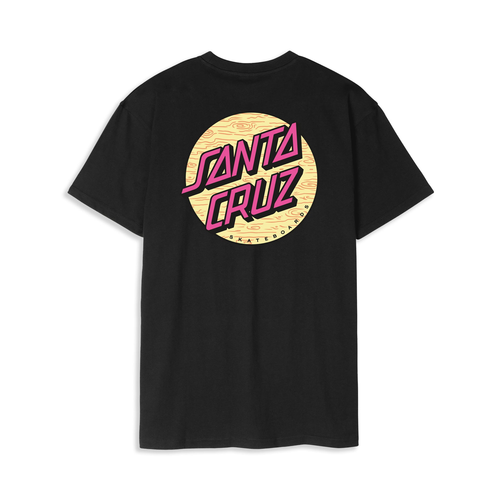 Santa Cruz Wagon Dot Chest T-Shirt Black  - SCA-TEE-12095