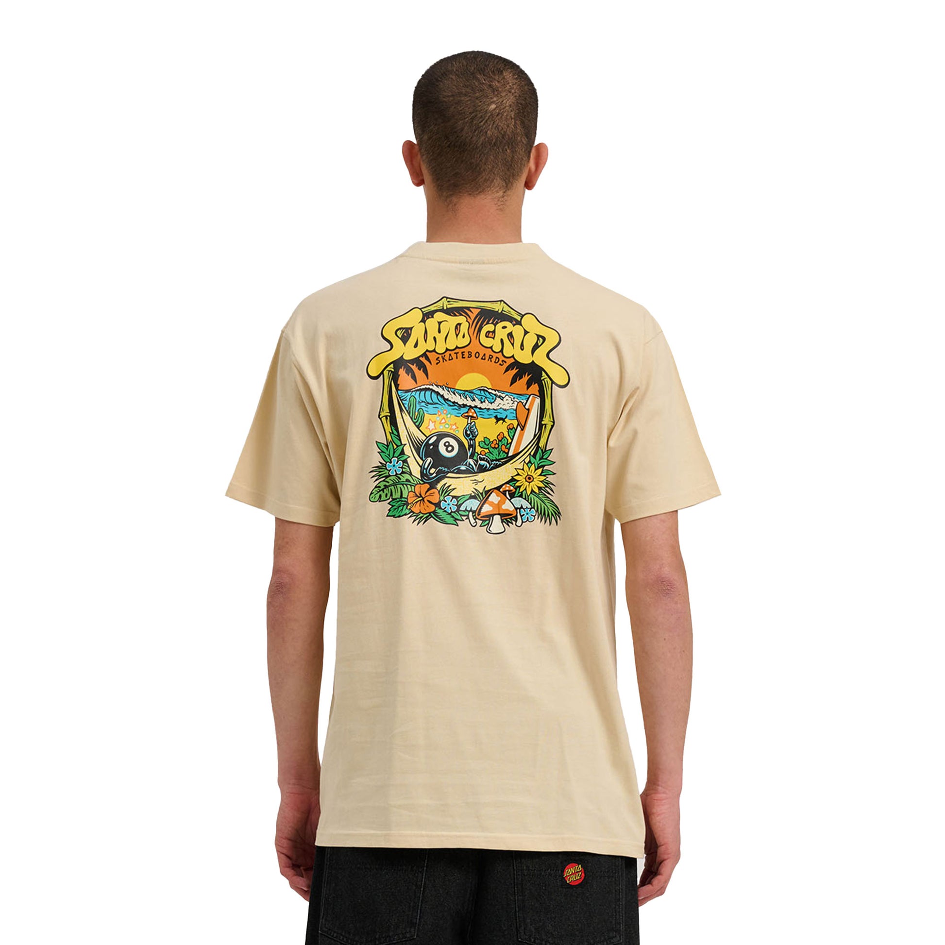 Santa Cruz Winkowski 8Baller Trip T-Shirt Blond Wood  - SCA-TEE-12131