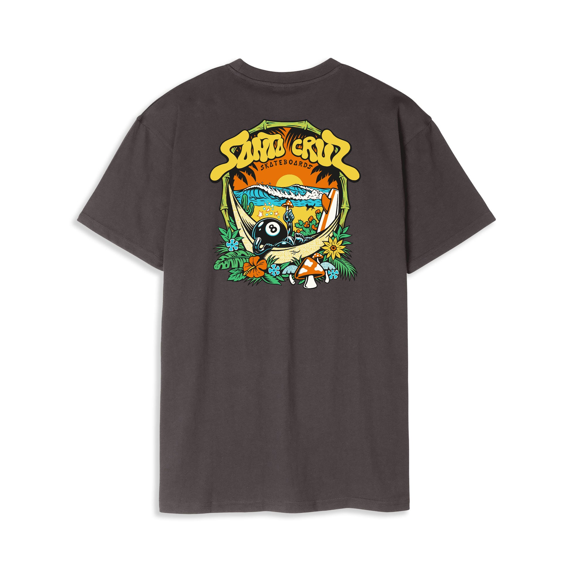Santa Cruz Winkowski 8Baller Trip T-Shirt Washed Black  - SCA-TEE-12143