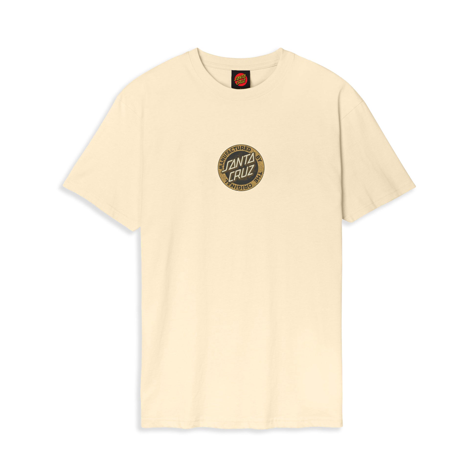 Santa Cruz Carved MFG Front T-Shirt Bone  - SCA-TEE-12167