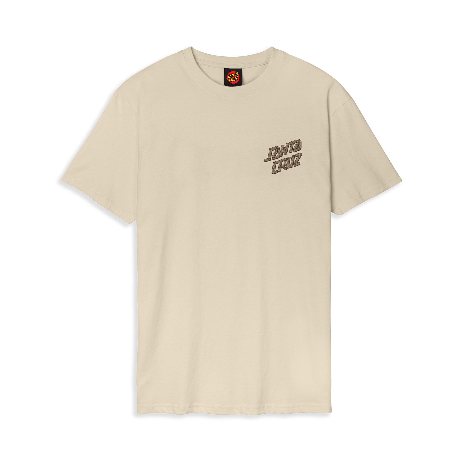 Santa Cruz Screaming Grizzly T-Shirt Blond Wood  - SCA-TEE-12191
