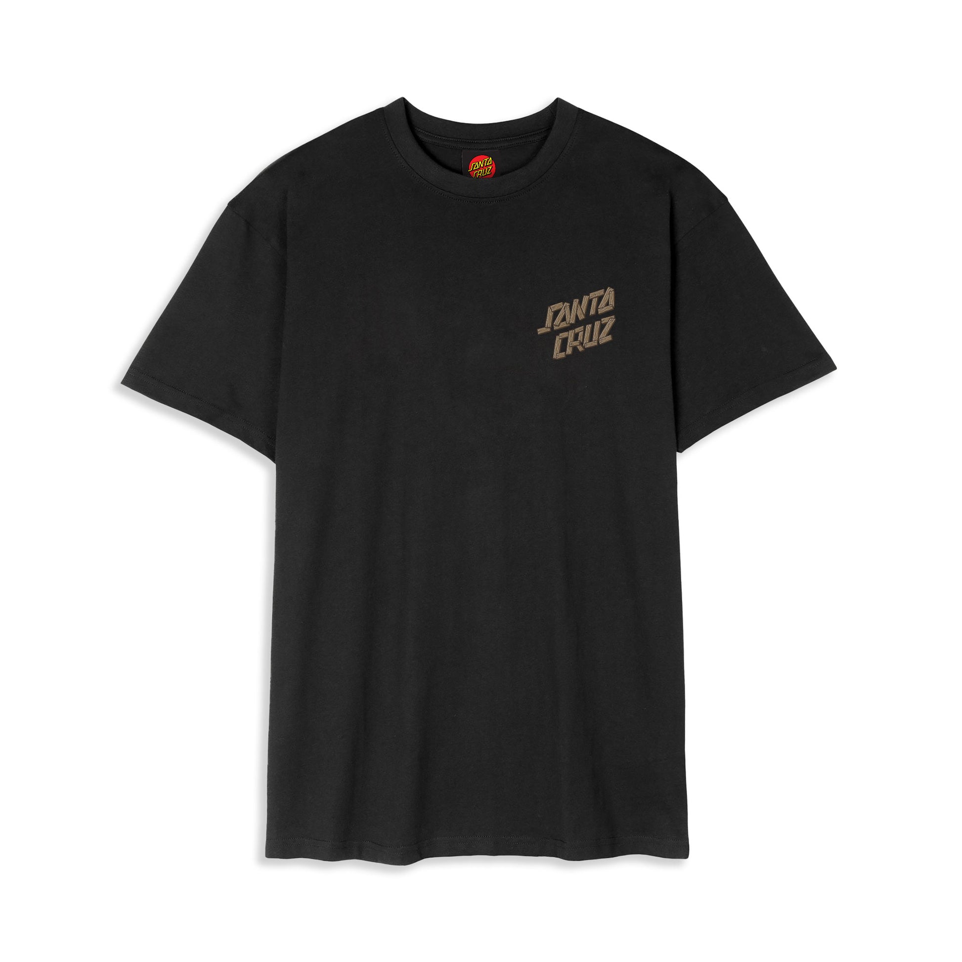 Santa Cruz Screaming Grizzly T-Shirt Black  - SCA-TEE-12197