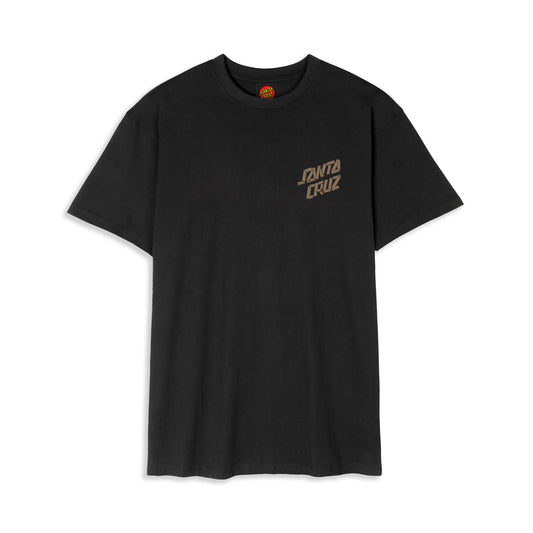 Santa Cruz Screaming Grizzly T-Shirt Black  - SCA-TEE-12197