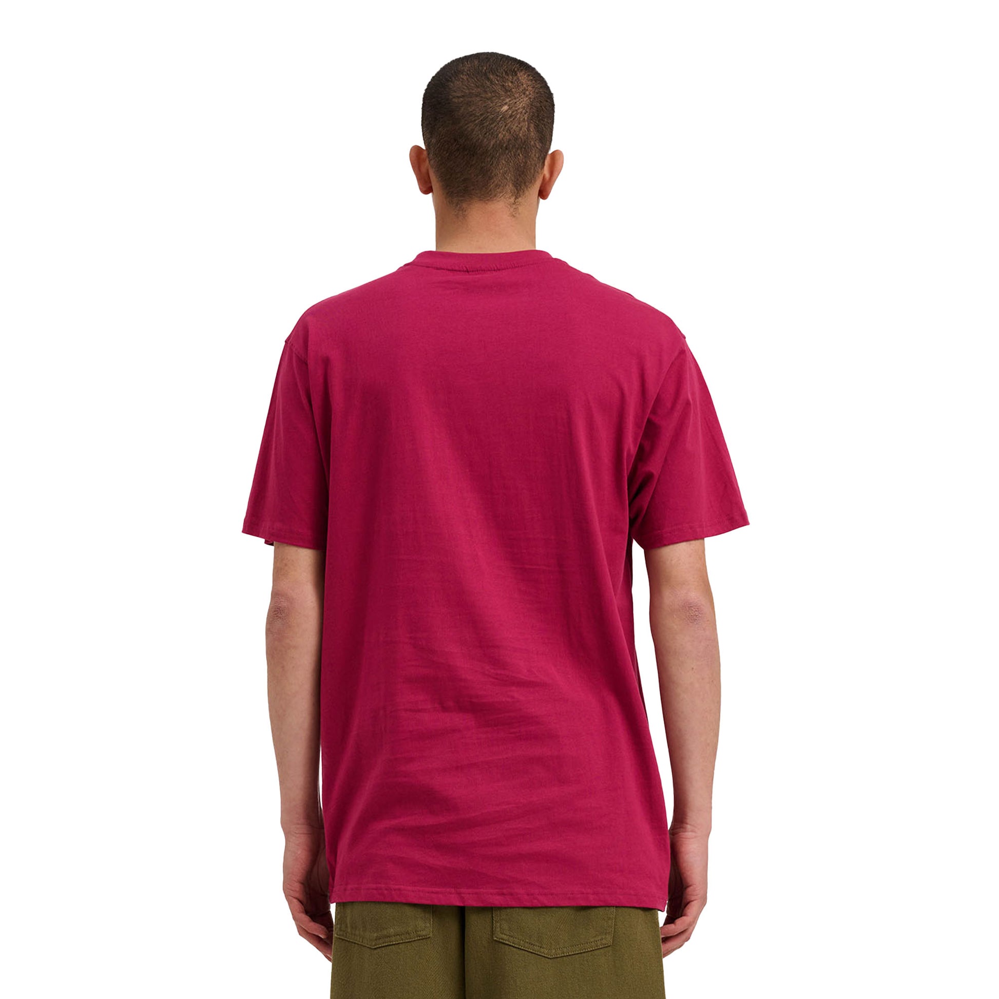 Santa Cruz Crescent Bone Hand T-Shirt Burgundy  - SCA-TEE-12287