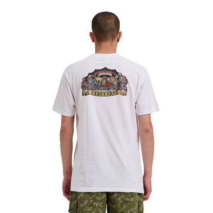 Santa Cruz Guzman Dead Diners T-Shirt White  - SCA-TEE-12317