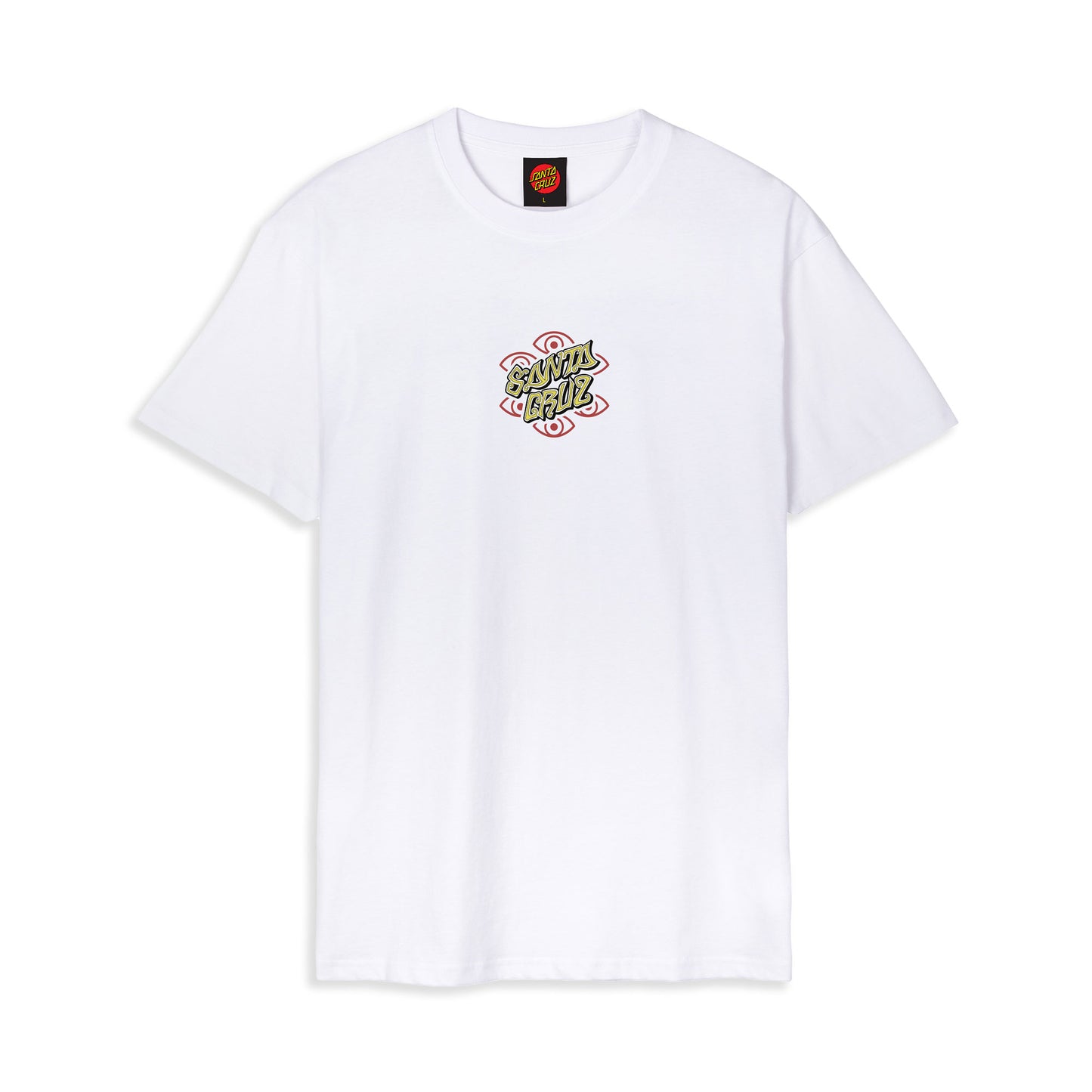 Santa Cruz Salba Eyes Dot T-Shirt White  - SCA-TEE-12365