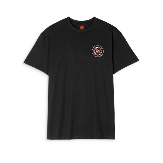 Santa Cruz Roskopp Screaming Target T-Shirt Black  - SCA-TEE-12509