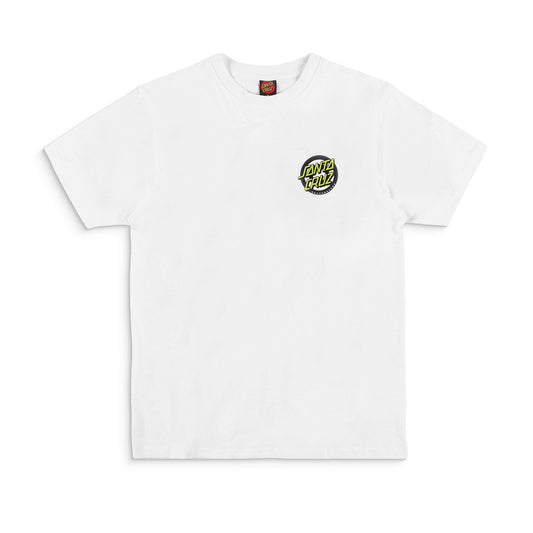 Santa Cruz Roskopp Screaming Target T-Shirt White  - SCA-TEE-12515