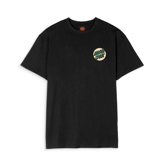 Santa Cruz Roskopp Screaming Rose Flash T-Shirt Black  - SCA-TEE-12521