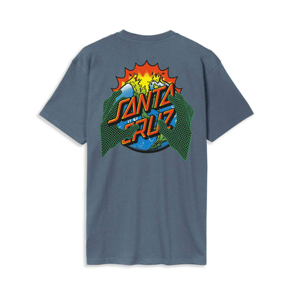 Santa Cruz Kendall End Of The Dot Tee Storm Grey  - SCA-TEE-12754