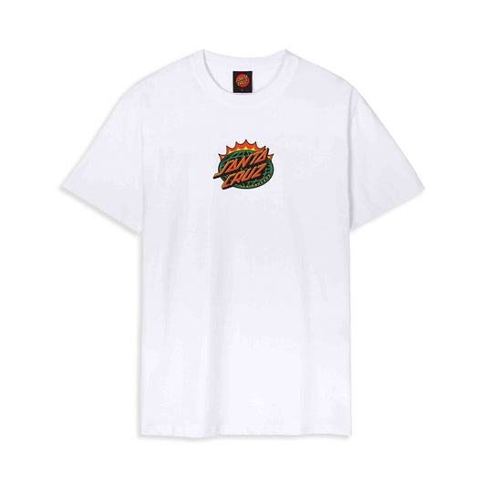Santa Cruz Kendall End Of The Dot Tee White  - SCA-TEE-12766