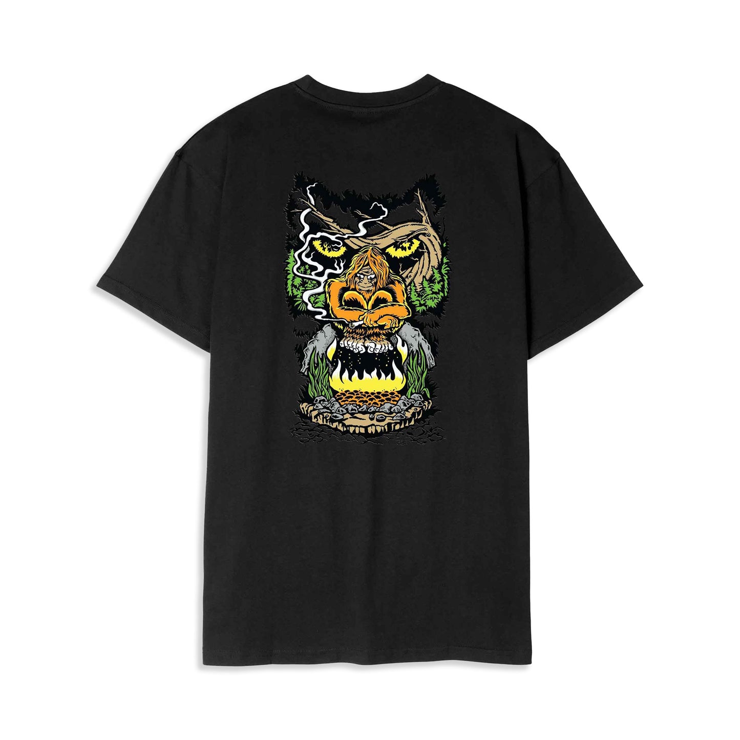 Santa Cruz Winkowski Big Foot Tee Black  - SCA-TEE-13120