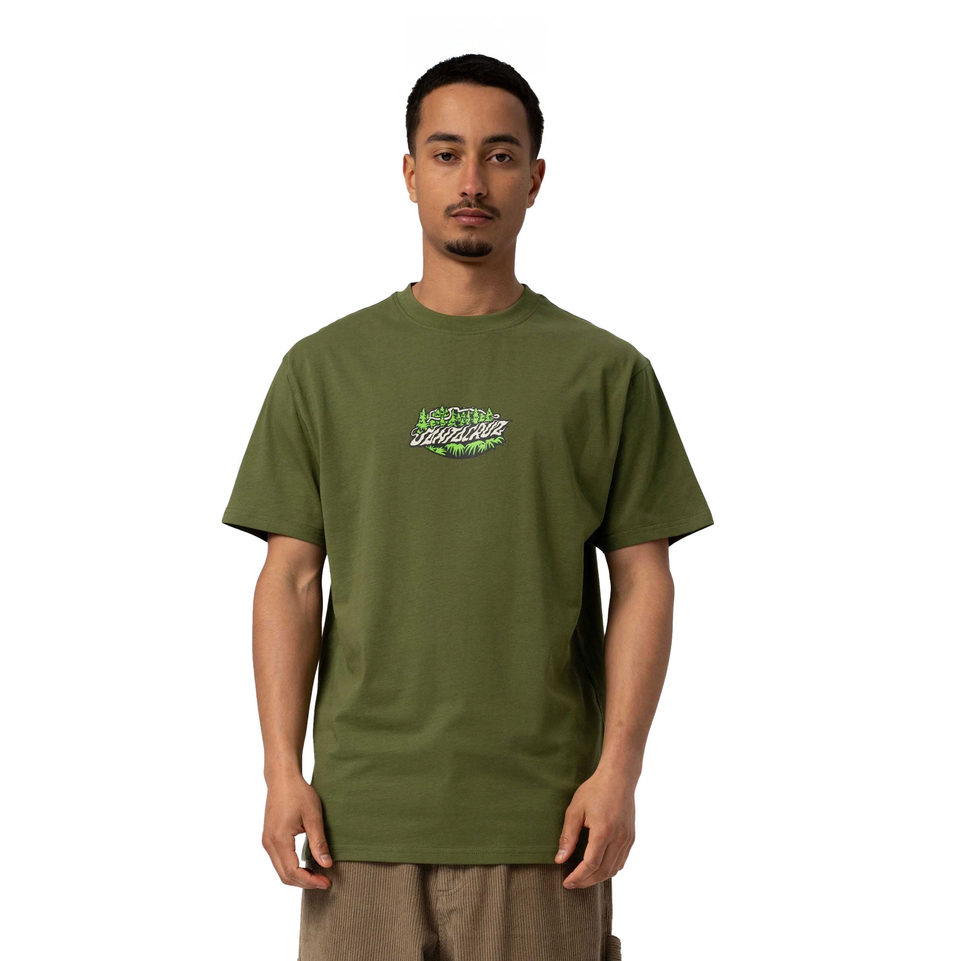 Santa Cruz Winkowski Big Foot Tee Dark Moss  - SCA-TEE-13126