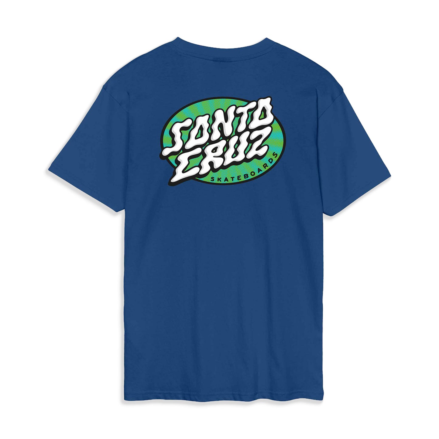 Santa Cruz Vertigo Dot T-Shirt Rich Navy  - SCA-TEE-13330