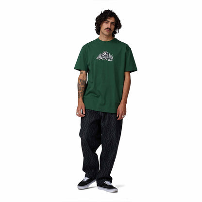 Santa Cruz Winkowski Curb Front T-Shirt Kale  - SCA-TEE-13504