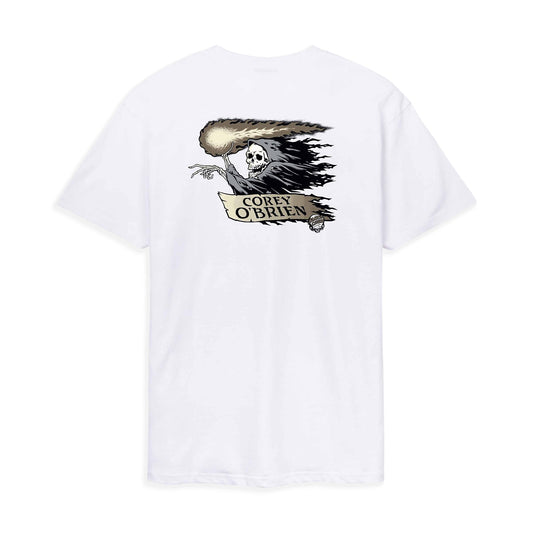 Santa Cruz OBrien Reaper T-Shirt White  - SCA-TEE-13516