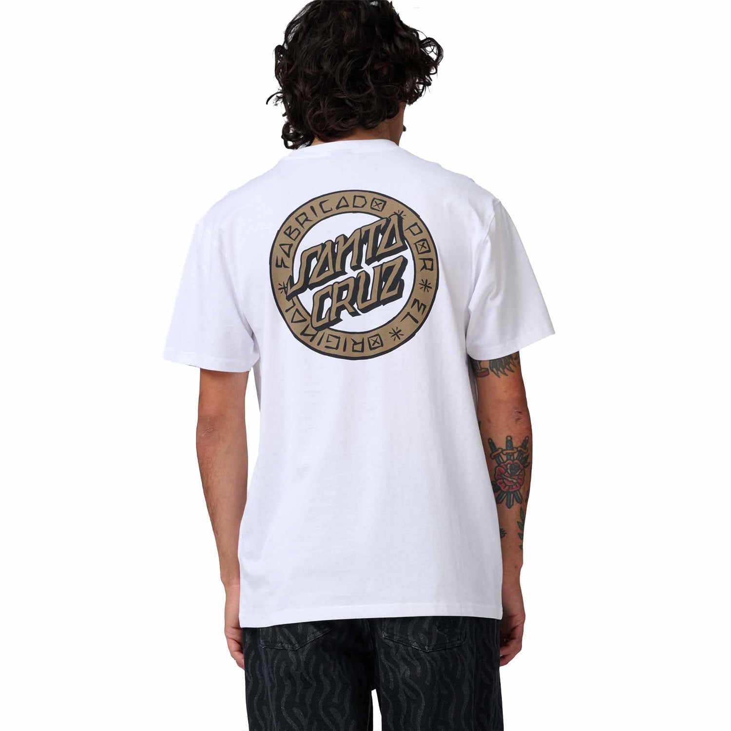 Santa Cruz Loco Dot T-Shirt White  - SCA-TEE-13522