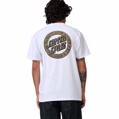 Santa Cruz Loco Dot T-Shirt White  - SCA-TEE-13522