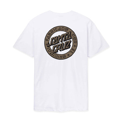 Santa Cruz Loco Dot T-Shirt White  - SCA-TEE-13522