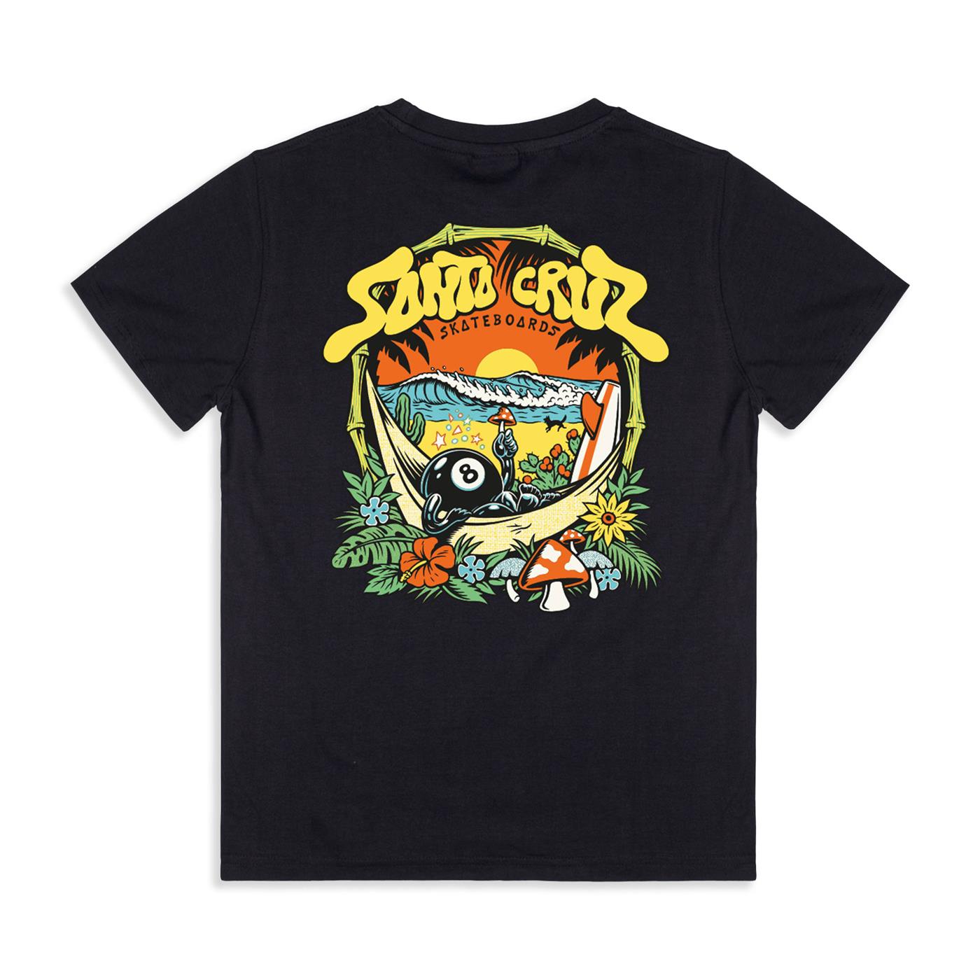 Santa Cruz Youth Winkowski 8Baller Tee Black  - SCA-YTE-1720