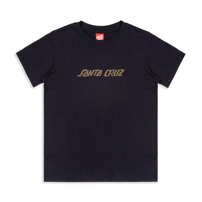 Santa Cruz Youth Screaming Grizzly Tee Black  - SCA-YTE-1732