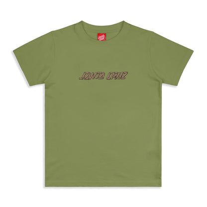 Santa Cruz Youth Screaming Grizzly Tee Iguana  - SCA-YTE-1736