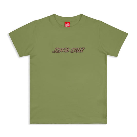 Santa Cruz Youth Screaming Grizzly Tee Iguana  - SCA-YTE-1736