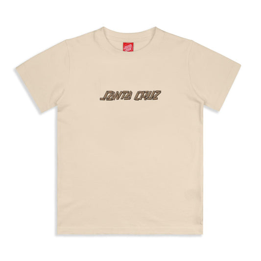 Santa Cruz Youth Screaming Grizzly Tee Chalk  - SCA-YTE-1740