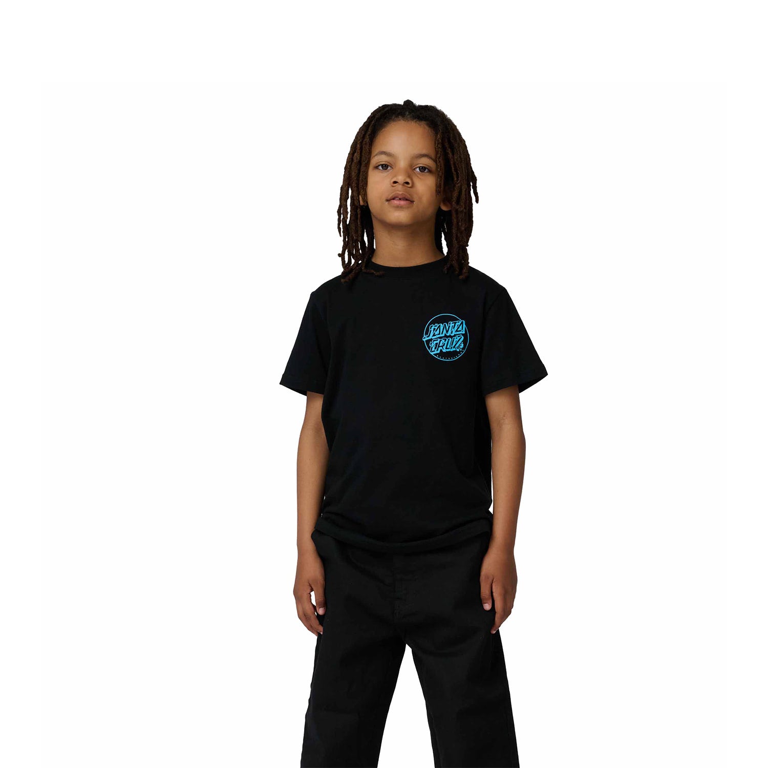 Santa Cruz Youth Roskopp Screaming Tee Black  - SCA-YTE-9119