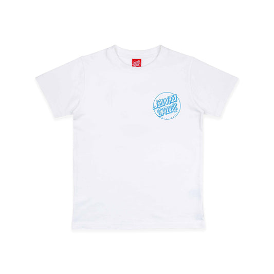 Santa Cruz Youth Roskopp Screaming Tee White  - SCA-YTE-9127