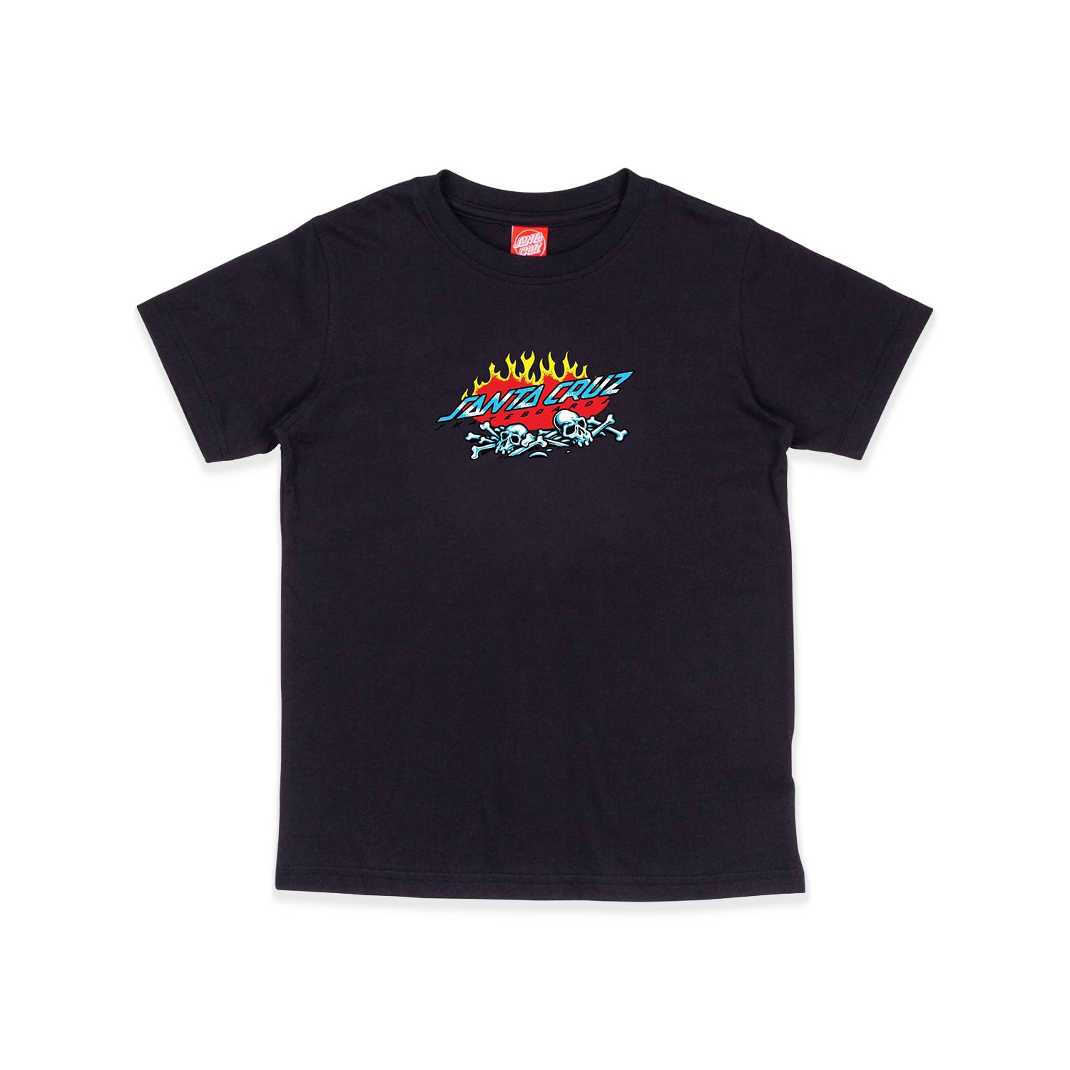 Santa Cruz Youth Salba Voodoo Pit Front Tee Black  - SCA-YTE-9147