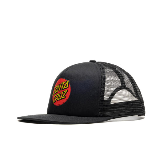 Santa Cruz Classic Dot Mesh Cap Black/Black  - SCACAP0227