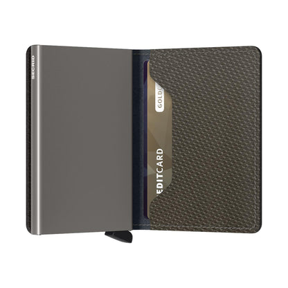 Secrid Slimwallet Carbon Khaki  - SCAKHAKI