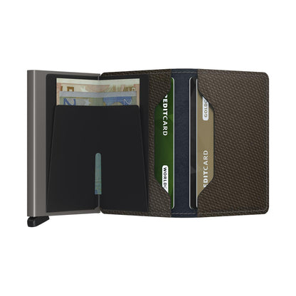 Secrid Slimwallet Carbon Khaki  - SCAKHAKI