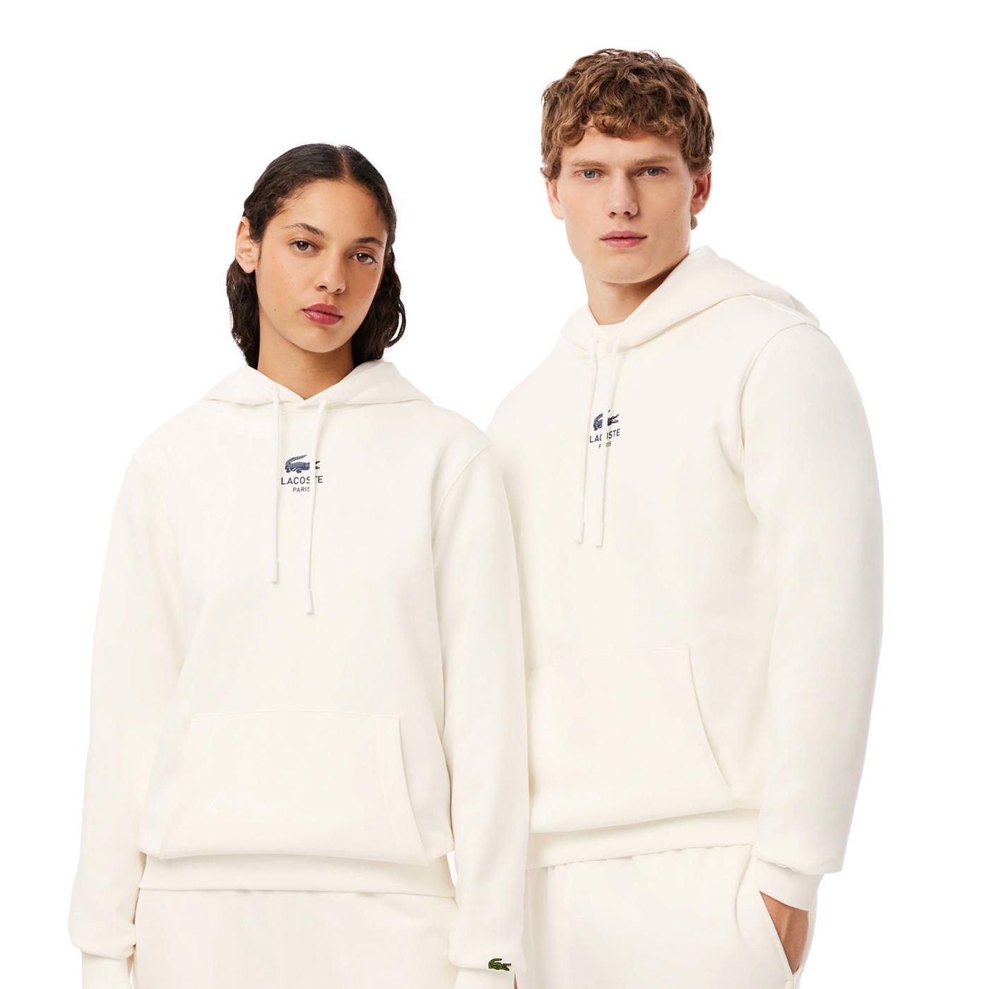 Lacoste Print Hoodie Flour  - SH2740-70V