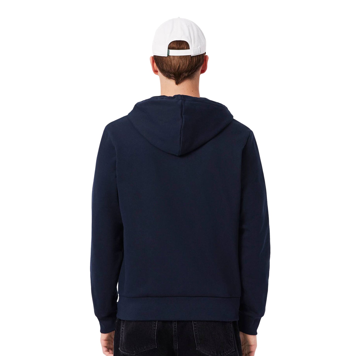 Lacoste Zipped Colour-Block Hoodie Navy/Flour-Vermouth  - SH5913-6WZ