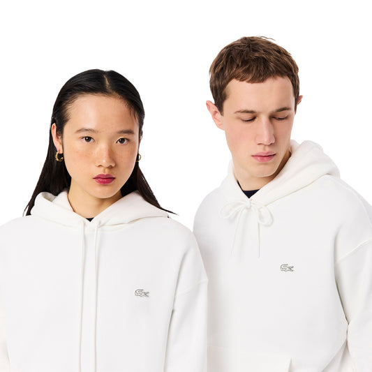 Lacoste Heavy Fleece Hoodie Flour