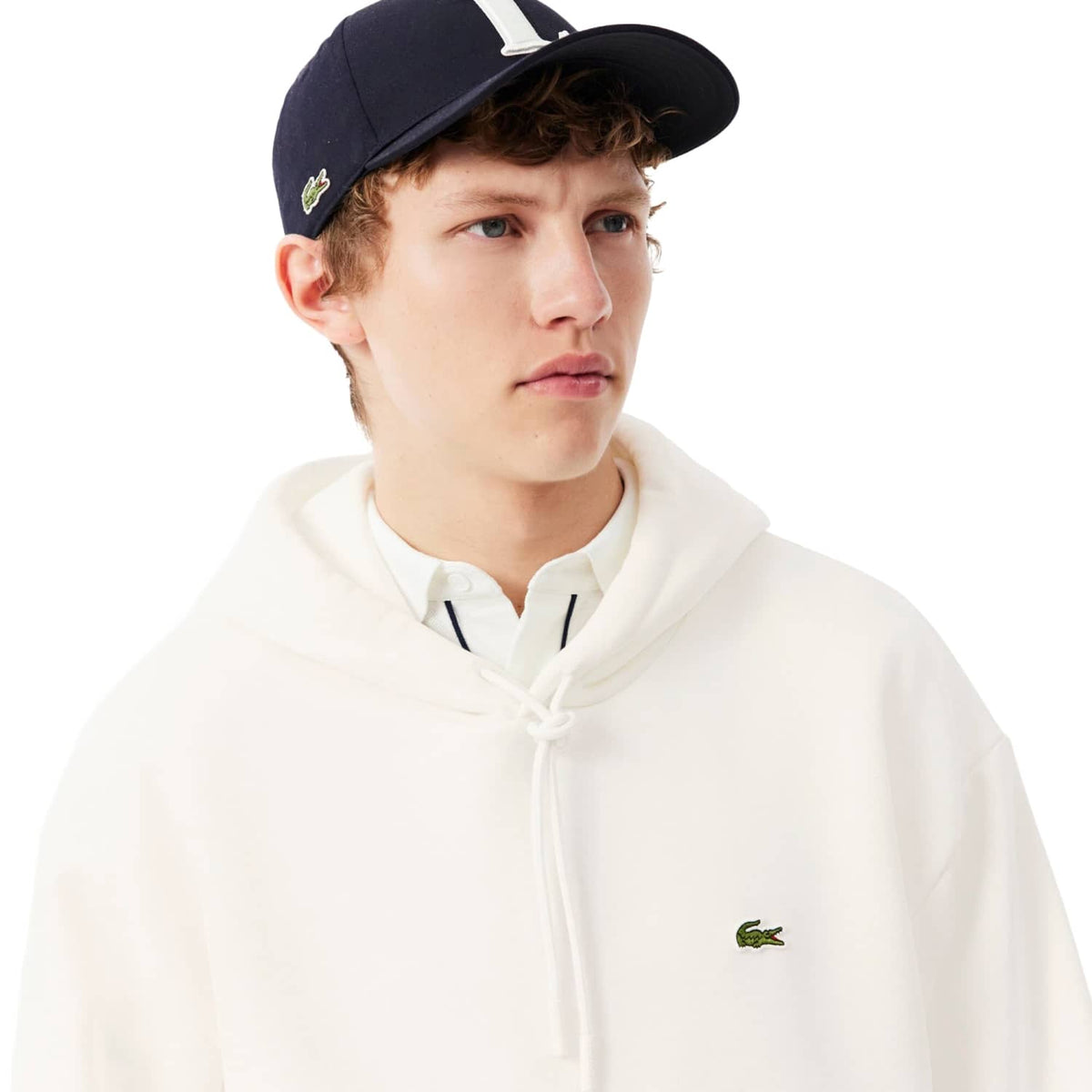 Lacoste Fleece Hoodie Farine  - SH8863-70V