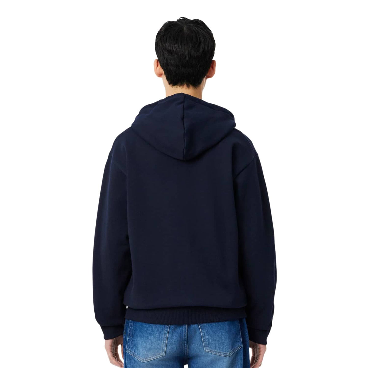 Lacoste Zipped Fleece Hoodie Midnight Blue  - SH8864-166