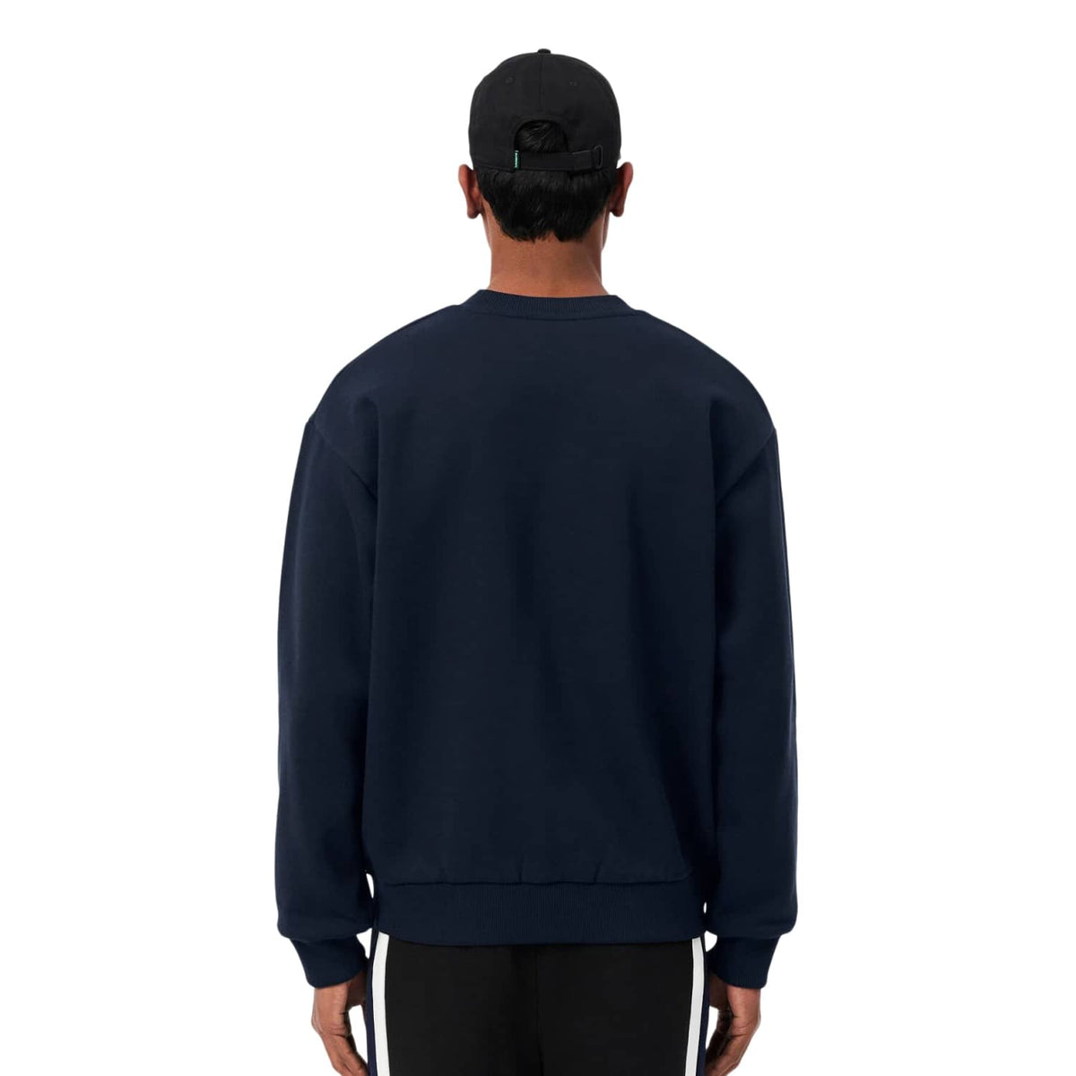 Lacoste Cotton Fleece Sweatshirt Marine  - SH8868-166