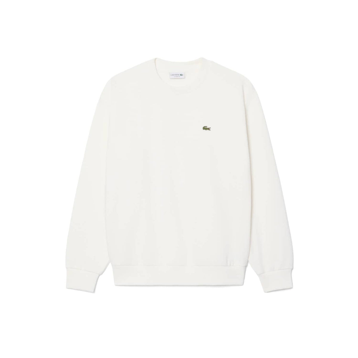Lacoste Cotton Fleece Sweatshirt Farine  - SH8868-70V