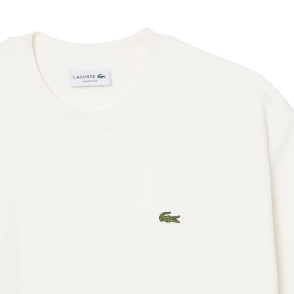 Lacoste Cotton Fleece Sweatshirt Farine  - SH8868-70V
