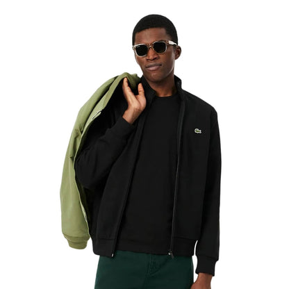 Lacoste Zipped Fleece Sweatshirt Black  - SH8870-031