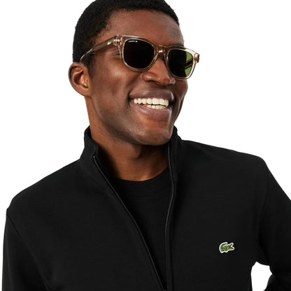 Lacoste Zipped Fleece Sweatshirt Black  - SH8870-031