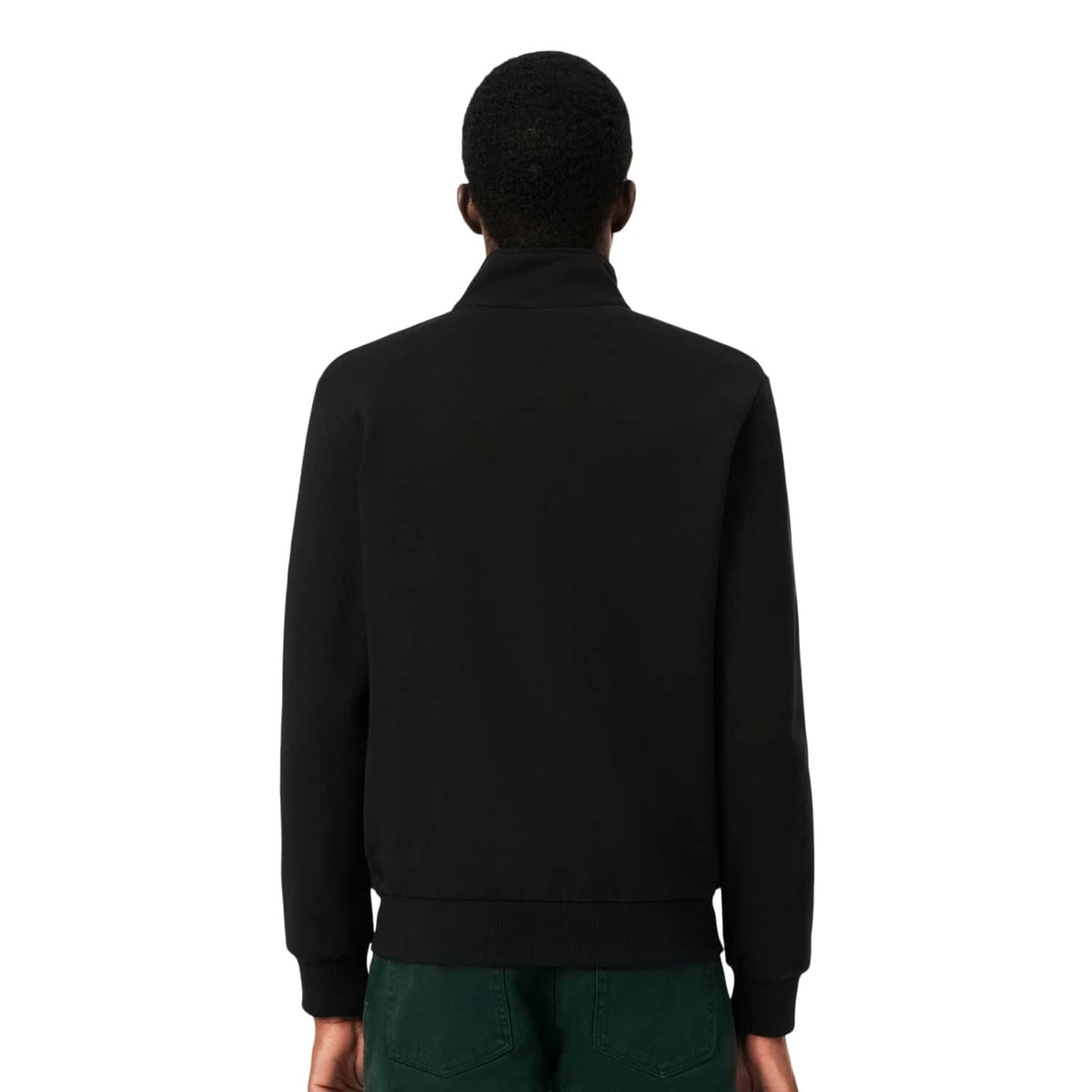 Lacoste Zipped Fleece Sweatshirt Black  - SH8870-031